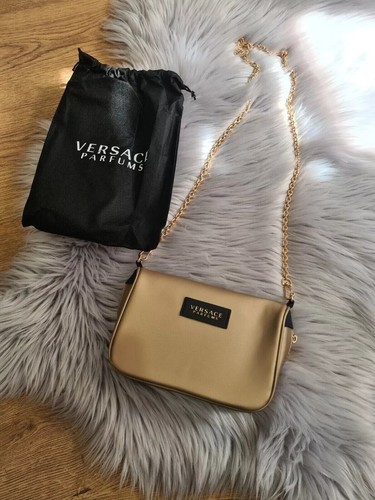 Versace gold clutch pouch - versace,