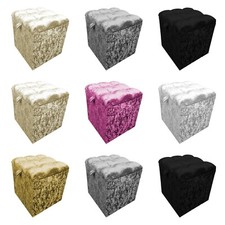 Beautiful Cube Ottoman Storage