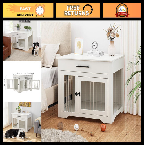 Wooden dog crate - wooden,