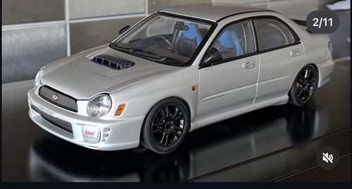 Autoart subaru wrx silver - autoart,