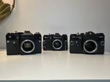 Zenit 11 + Zenit XP + Zenit EM – Vintage 35mm SLR Camera Bundle