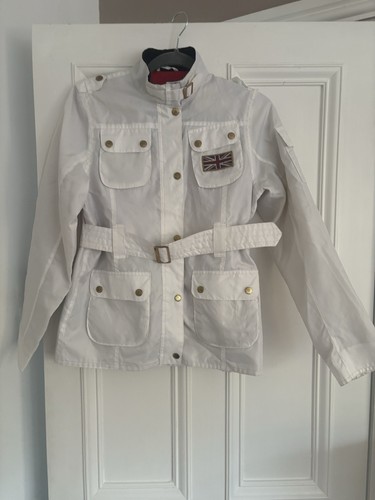 Barbour white jacket - barbour,