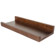 Floating Wall Shelf Small Hanging Shelves for Bathroom Wooden Mounted Display