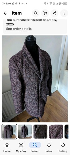 Exibit coat overcoat mens - 40,