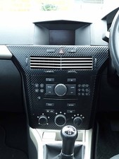 ASTRA H Mk5 fitting 3D Carbon fibre effect centre dash surround trim (2004–10) 