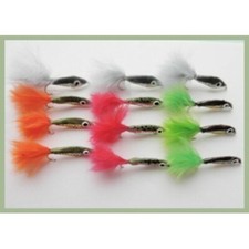 Epoxy Minnow Fishing Flies, 12