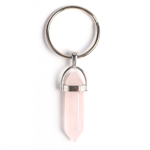 Natural gemstone keyring - gemstone,
