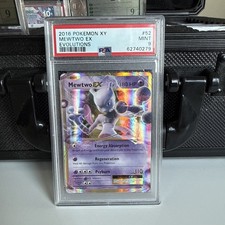 PSA 9 2016 Pokemon XY Mewtwo