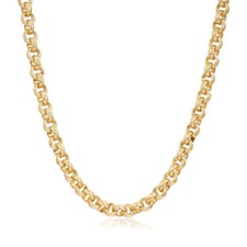 Men 9ct gold lined pattern - men,