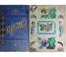 VICTORIAN Scrapbook Scrap Book