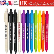 11Pcs Funny Pens Swear Word