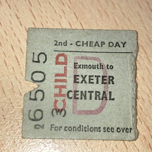 Half railway ticket - ,