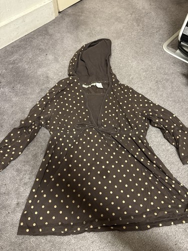 Bamboo traders brown - brown, polka
