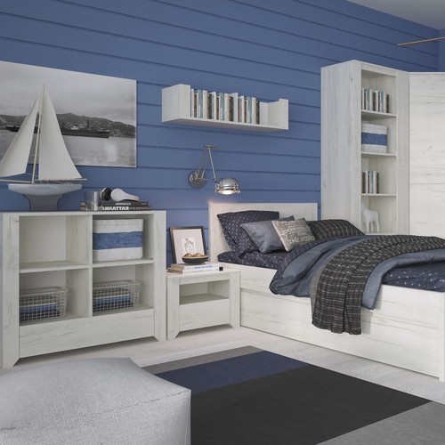 Angel bedside cabinet white - angel,