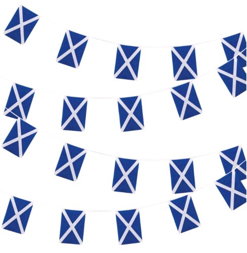 Blue white scottish flag - blue, 9m