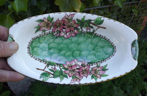Vintage maling pottery azalea - maling,