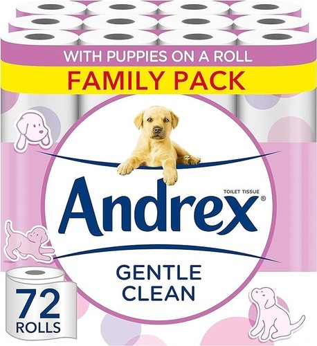 Andrex gentle clean toilet - andrex,
