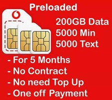 Vodafone sim card - ,
