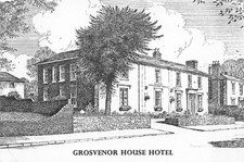 Grosvenor House Hotel Stratford on Avon Warwickshire Unposted Postcard