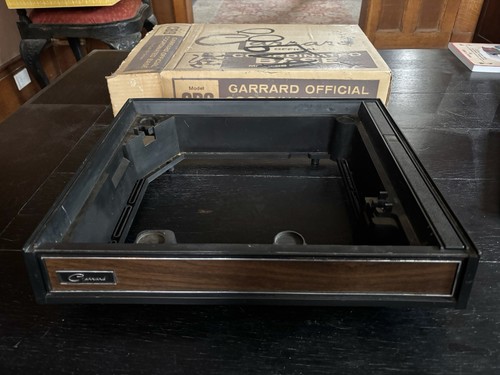 Garrard turntable plinth base - garrard, plinth/base