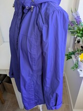 Violet shower proof coat -