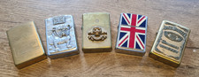 5 x Zippo Lighter Collection - All Genuine with Original Inserts  - 03 05 06 07