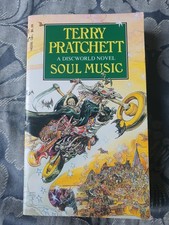 Terry Pratchett Soul Music Signed 1st Corhi PB  1995
