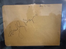 ONE-OF-A-KIND Humphrey Bogart & Lauren Bacall Dual Autograph Signed Jan 31, 1950