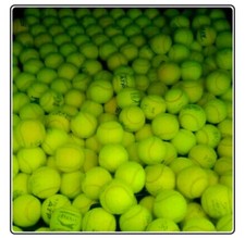 16 Used Pro Tennis Balls All Branded Balls, Slazenger, Head, Dunlop, Etc