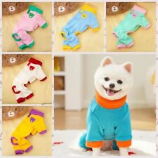 Winter Warm Fleece Dog Jumpsuit Dog Pajamas for Small Medium Dogs Puppy Clothes