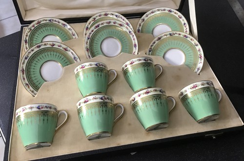 Antique royal doulton green - doulton, 6