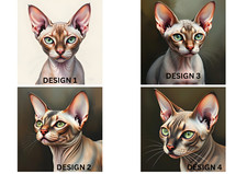 Sphynx Cat Poster Printing A0