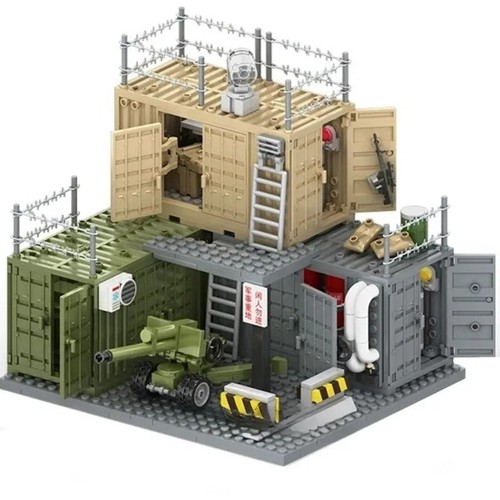 Ww2 military base model - ww2,