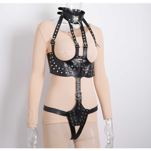 Leather body harness - body,