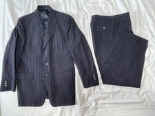 Aquascutum London Striped Blazer Suit Set Men Striped 40S