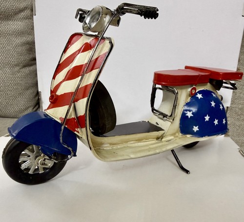 Vintage metal scooter model - vintage,