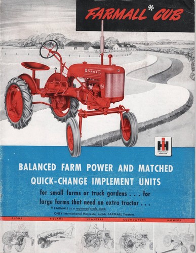 International farmall cub - farmall,