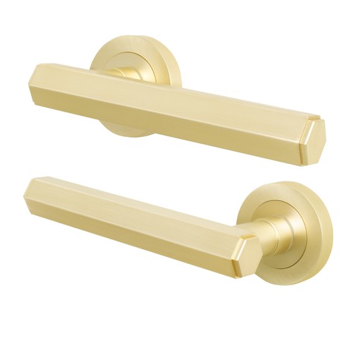 Satin brass internal door - satin,