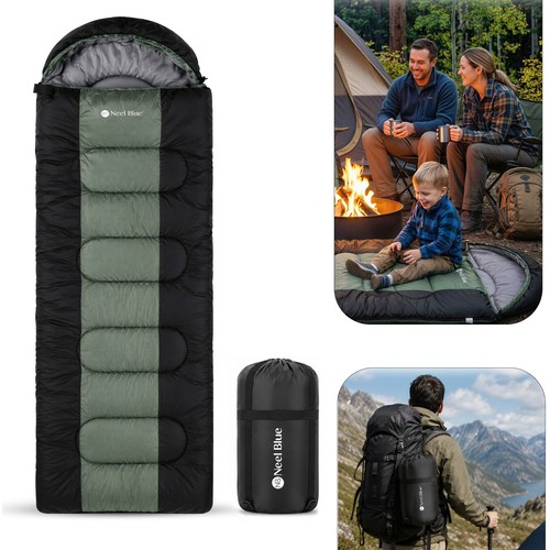 Sleeping bag camping - sleeping, season