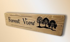 Personalised Wooden House Name