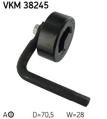 New tensioner pulley ribbed - tensioner, pulley,