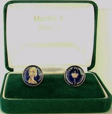 1979 Half Pence cufflinks from
