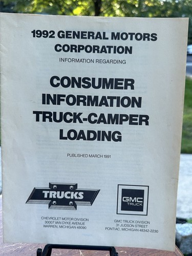 Original 1992 chevrolet - original, gmc
