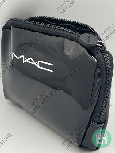 Mac black white zipper - mac,