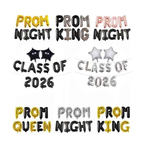 Prom party balloons 2026 - party, foil