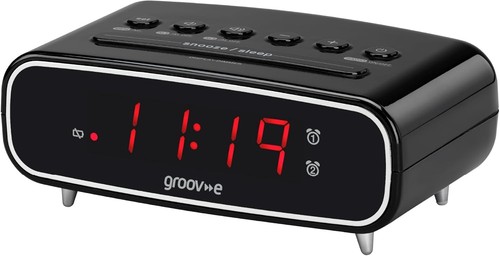 Digital alarm clock with - clock,