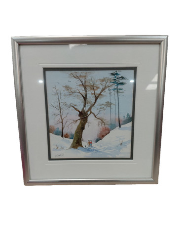 Original signed watercolour - original,