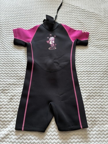 Girls twf wetsuit black - girls,