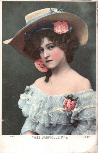 Postcard edwardian actress - postcard,