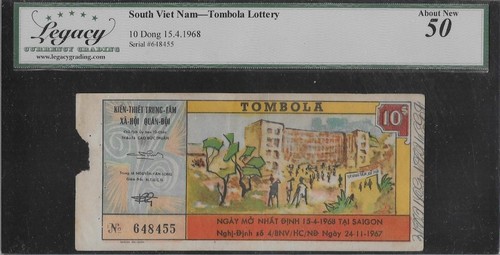 South vietnam tombola lottery - vietnam,